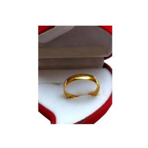 In Bagues de mariages en or plaqué avec coffret