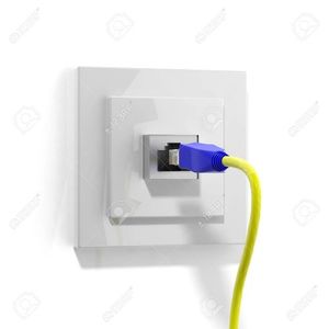 Prise RJ45 à Encastrer LIKA - Blanc - 88x85mm - Garantie 5 Ans