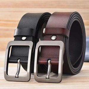 Ensemble 2Ceintures Hommes Double Faces En Cuir