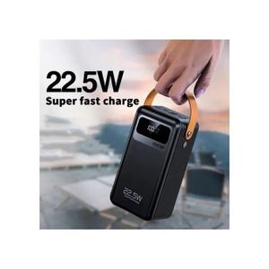 Powerbank 60000mAh Super Rapide D'origine De Haute Qualité Avec Cables Pd 22,5w GH