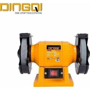 Touret à Meuler d'Établi Double Meule DINGQI – Touret d'Affûtage Électrique Professionnel pour Métal, Outils, Couteaux & Atelier