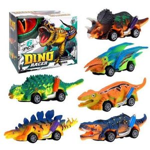 6pcs Voiture Jouet Dinosaure, Adaptée Aux Garçons, Cadeau D'anniversaire Pour Enfants