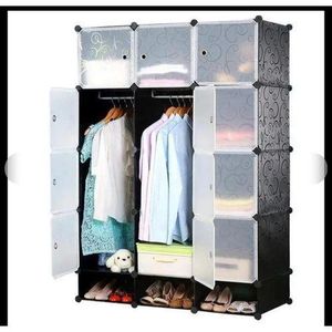 Gn Armoire de rangement modulaire modèle  en plastique robuste facile à monter