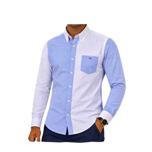 Chemise Homme Manches Longues à Rayures