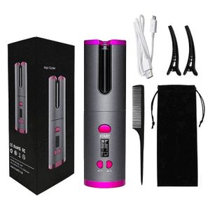 Lisseur Rechargeable/boucler Cheveux -Noir