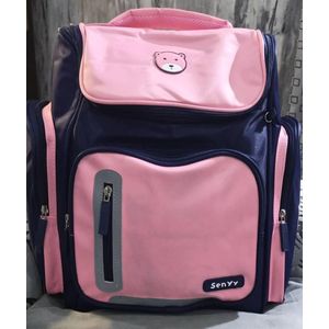Senye Sac à Dos Scolaire Enfant Rose/Bleu Imperméable – Grande Capacité – Ergonomique – CP à CM2