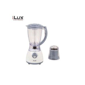 Ilux Blender & Grinder LX-313 - 2 En 1 - 1.5 L - 4 Vitesses - Blanc  24 Mois De Garantie.