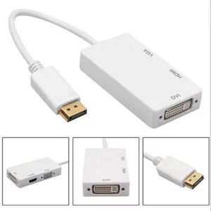 Adaptateur multi-fonction Displayport vers DVI/HDMI/VGA