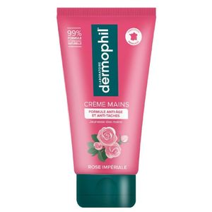 Crème Mains Hydratante DERMOPHIL à la rose Peaux Sèches 75ml  Importé De France 