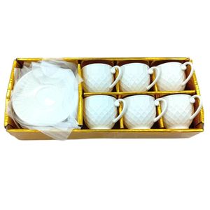 Ensemble de 12 tasses et soucoupes
