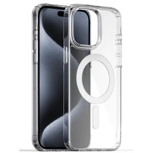La coque transparente qui met en valeur votre iPhone 15 + 1 ventouse en silicone offerte