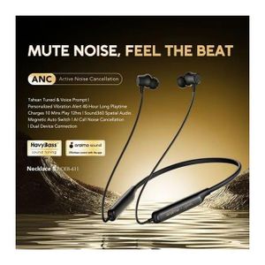 Oraimo  Necklace 5 - Ecouteurs Collier sans Fil avec Vibration