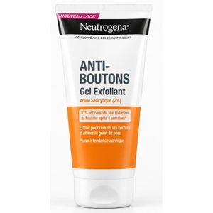 Gel Exfoliant Anti - Boutons NEUTROGENA À L'Acide Salicylique 150ml Peaux À Tendance Acnéiques Importé De France 