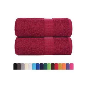Lot de 2 Serviette De Bain de bopnne qualité , taille moyenne