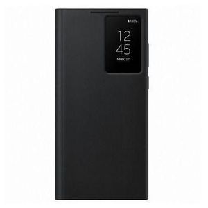 Etui à Rabat Intelligent Compatible Pour Samsung Galaxy S23 Ultra - Noir