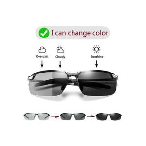 Fashion Ella ShadowLuxe Lunettes de soleil photochromiques polarisées pour hommes