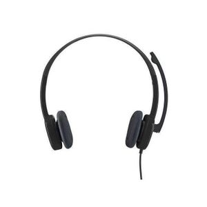 LOGITECH Casque audio filaire supra-auriculaire Logitech H151 avec micro (noir)