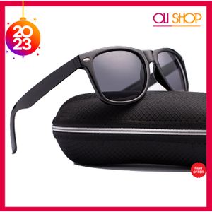 Lunettes De Soleil Noir + ETUI OFFERT