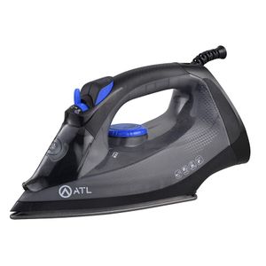 ATL Fer A Repasser A Vapeur 1200W - ATL-SW639 - Noir Gris -  Fonction Self Cleaning - Cordon Flexible 360° -  Protection Contre Surchauffe