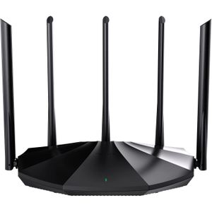 tenda  Routeur Wi-Fi 6 AX1500 Bi-Bande Gigabit avec 5 Antennes Haute Performance