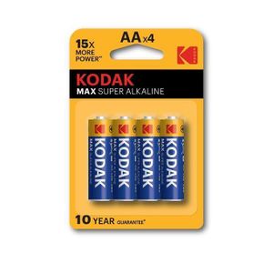 Kodak PACK DE PILES ALKALINE AA LR6 MN1500