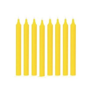 24  Bougies - JAUNE 