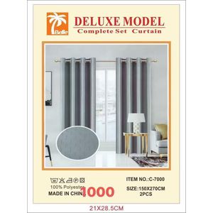 Belle Rideaux deluxe model-ensemble de rideaux élégants 2pièces pour salon et chambre