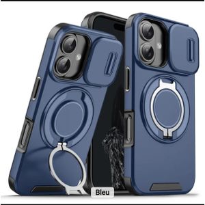 Coque iPhone 17, bleu, Rob VIP