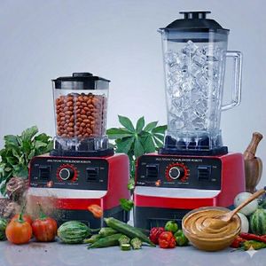 Mixeur-broyeur commercial 2-en-1 grande capacité 8500W, robuste, pour usage domestique et professionnel (restauration) 