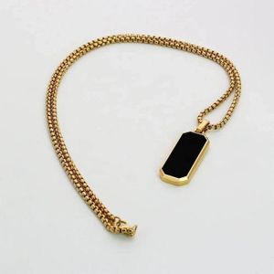 Chaîne Hommes Et Femmes doré Haché Stylé avec médaille