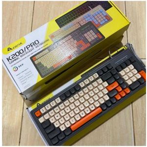 Clavier Gaming Mécanique K200 Pro RGB – Clavier Compact Rétroéclairé pour PC et Gamers