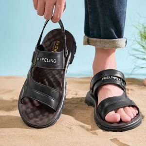 Sandales pour hommes, pantoufles convertibles avec semelle antidérapante, chaussures ouvertes décontractées