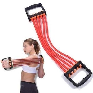 Extenseur de musculation à 5 tubes élastiques