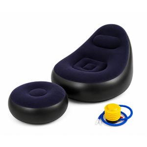 Fauteuil Gonflable avec Repose-Pieds + Pompe Offerte