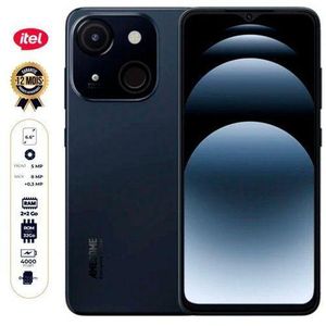 Itel  A06 - 6.6” HD - 2 Sim - 64Go ROM - (2+2) 4Go RAM - 8Mpx/5Mpx - Androïd 13 - 4000mAh-N