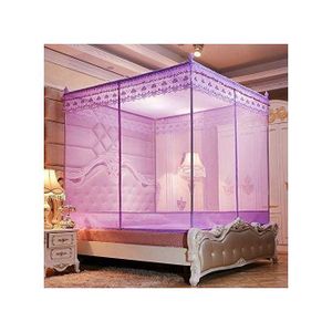 Partagez ce produit    Grande moustiquaire pour lit à baldaquin, décoration Princesse rectangulaire, en maille