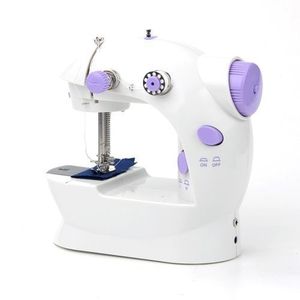 Une Machine à Coudre Portable Machine à Coudre Portative  4 En 1 - Blanc/Violet