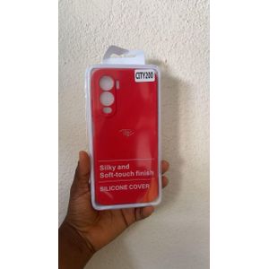 Coque en silicone compatible Itel City 200 - Rouge