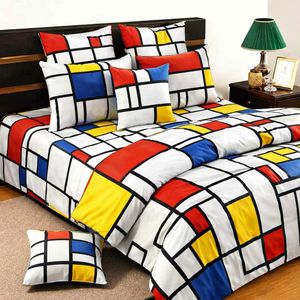 2 Draps de 2 places +4 taires 100 %coton confort 