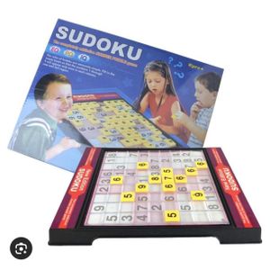 Jeu de société sudoku pour enfants à partir de 6 ans - puzzle numérique éducatif et tactile conçu pour stimuler la logique et la concentration 