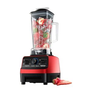Smart TECHNOLOGY  – Mixeur Électrique 1300 W – Capacité 2 L –STPE-8878- Rouge et Noir