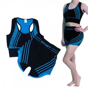 Ensemble Fitness Femmes 2 Pièces : Brassière de Sport Confort + Short Élastique Effet Gainant