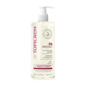 TOPICREM Gel Nettoyant Surgras - Nettoie, Apaise, Protège - Gel Douche Pour Peaux Sensibles, Sèches, Atopiques, Bébés, Enfants Et Adultes