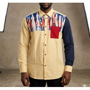 Chemise à motif pour homme