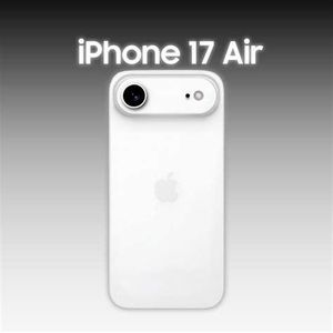 Renewed iPhone17 AIR  - Smartphone 5G - Mémoire interne 256Go - Écran OLED - 6,65 pouces - 2622 x 1206 pixels - Caméra arrière 48 Mpx - Caméra frontale 48 Mpx - White - Garantie 24 Mois