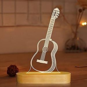 Veilleuse en guitare Led 3D