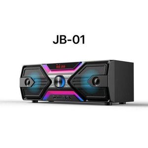 ALiTOP Enceinte Bluetooth JB-01 Haute Puissance avec Éclairage LED RGB – USB, TF, FM et Entrées Micro