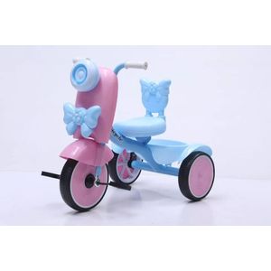 Tricycle  avec sonorisation et jeu de lumière pour enfants - bleu,rose