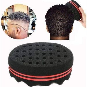 Lot deux (2) Chiffon de Dread, Brosse Éponge Twist pour Cheveux Naturels – Afro, Bouclés, Rasta, Brosse de Massage et de Coiffage