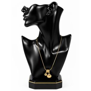 Collier Pendentif Double Cœur Brillant pour Femme 